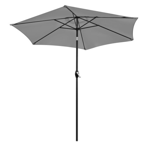 Składany parasol ogrodowy balkonowy regulowany 210 cm grafitowy