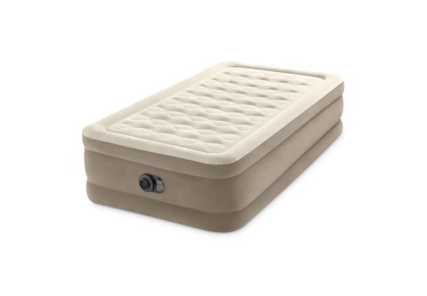 Materac dmuchany jednoosobowy łóżko do spania pompka 230V INTEX 64426 ND