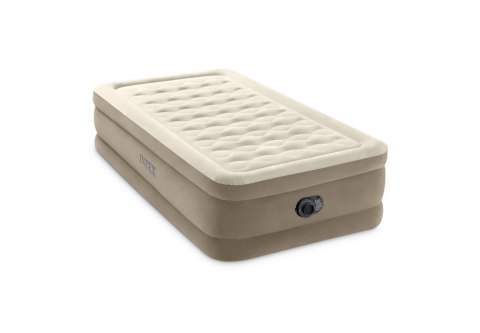 Materac dmuchany jednoosobowy łóżko do spania pompka 230V INTEX 64426 ND