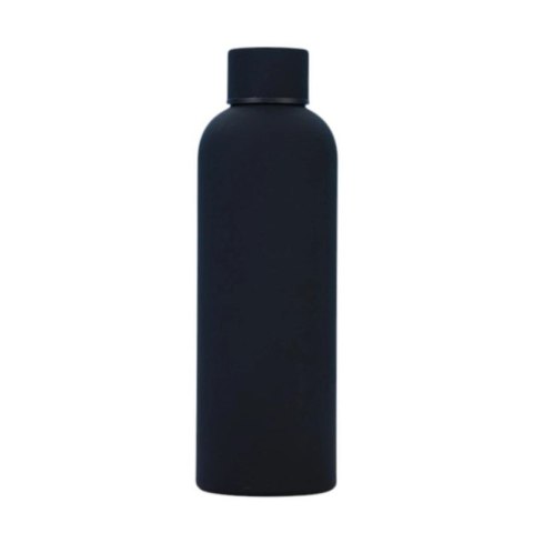 Bidon, butelka termiczna 500ML, stal nierdzewna z powłoką SOFT TOUCH czarny BD46CZ