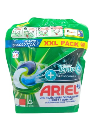 Ariel 65 prań kaps. 4in1 Touch of Lenor (worek)