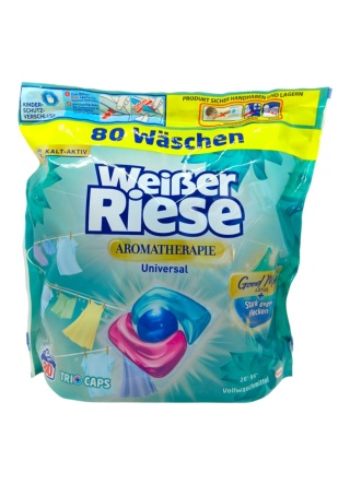 Weisser Riese 80 prań Trio Caps Uniwersal Lotus