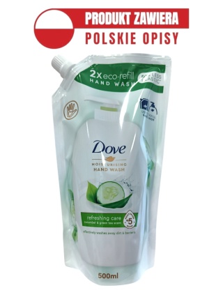 Dove 500ml mydło zapas Ogórek PL