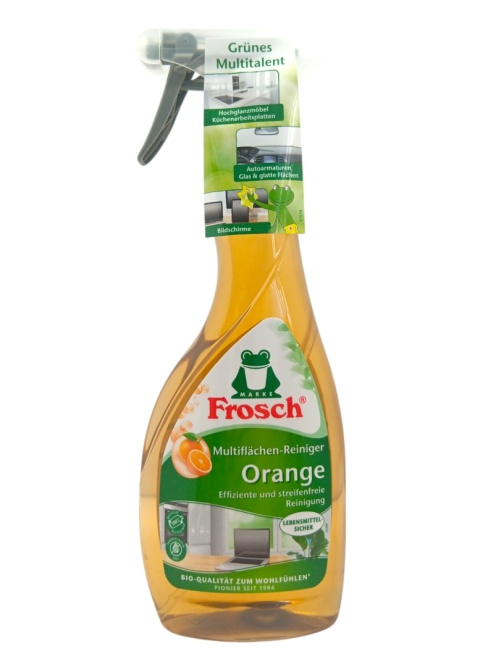 Spray Płyn do czyszczenia wszystkich powierzchni FROSCH Pomarańczowy 500 ml