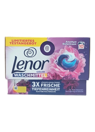 Lenor 10 prań kapsułki 3in1 Kolor Amethyst