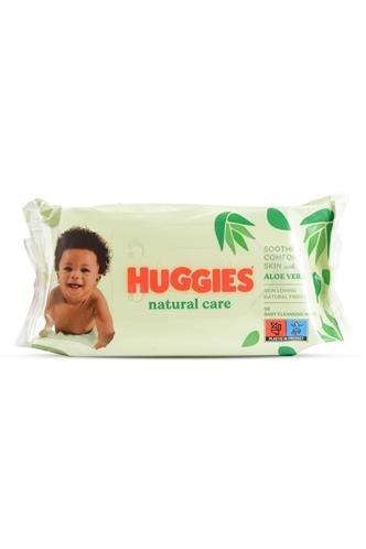 Huggies chusteczki nawilżane dla dzieci 56 szt Natural Care z aloesem