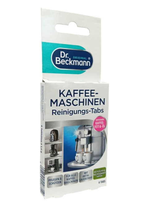 Tabletki do czyszczenia ekspresów Dr. Beckmann 6 x 1,6 g