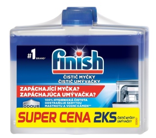 FINISH PŁYN DO CZYSZCZENIA DUOPACK / DISHWASHER CLEANER REGULAR 2x250 ML