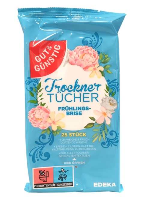 Gut&Gunstig chusteczki zapachowe do suszarki 25szt