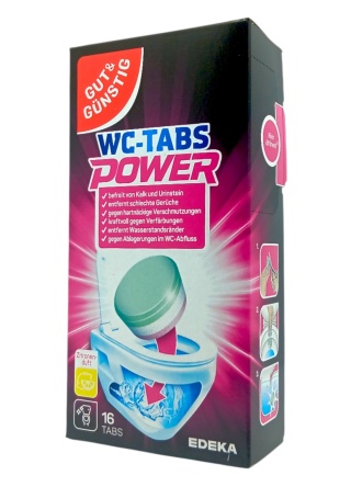 Gut&Gunstig tabletki na kamień do WC 16szt