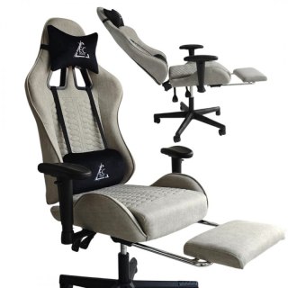 Fotel gamingowy obrotowy EvoChair z masażerem i regulowanymi podłokietnikami KO45SZ-MAT