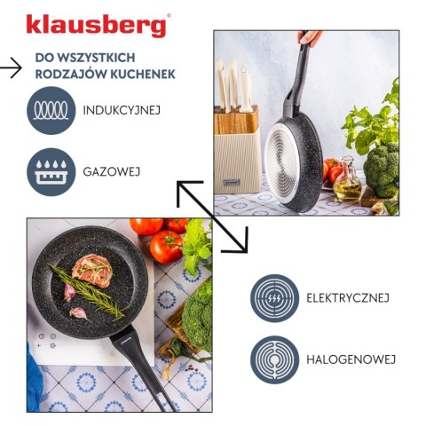 PATELNIA MARMURKOWA KLAUSBERG 24cm KB-7988