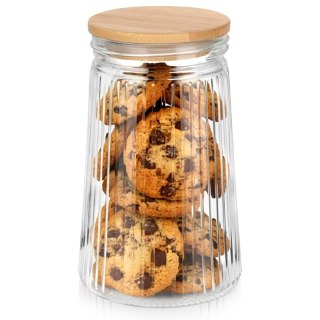 SZKLANY POJEMNIK KUCHENNY NA PRODUKTY SYPKIE 1L 229247