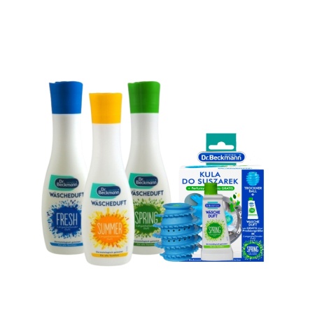 Dr. Beckmann Kula Zestaw do suszarki 3x 250ml Perfumy Mix Summer Fresh Spring