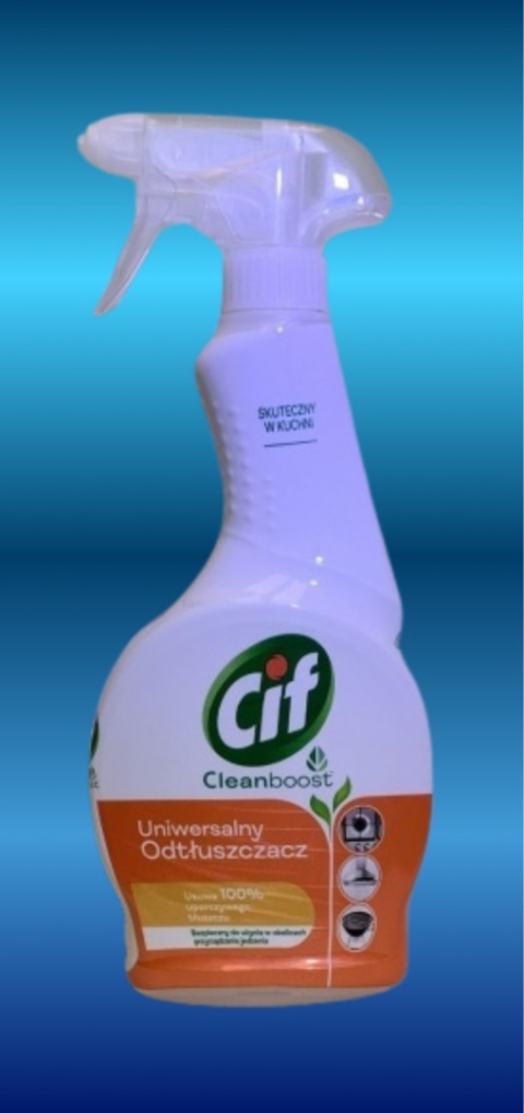 Zestaw Cif Cleanboost Uniwersalny Odtłuszczacz, Uniwersalny z wybielaczem, Uniwersalny Odkamieniacz. 3x500ml