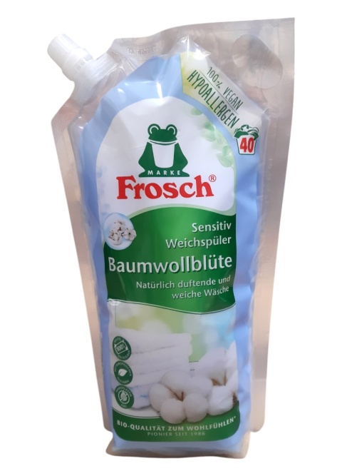 Frosch 1l 40 płukań hipoalergiczny Baumwollblüten