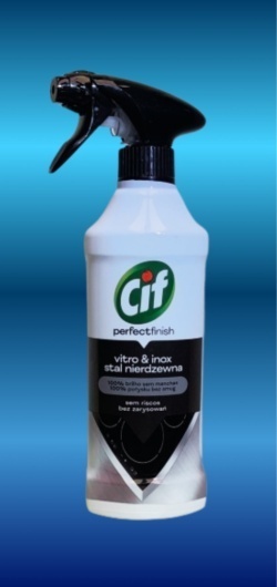 Zestaw Cif Perfect Finish Vitro & Inox, Osad z kamienia, Odtłuszczacz 3x435 ml