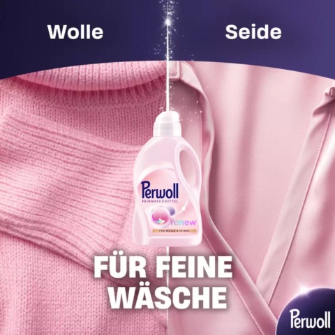 Perwoll 27 prań płyn 1,35l Wolle (różowy)
