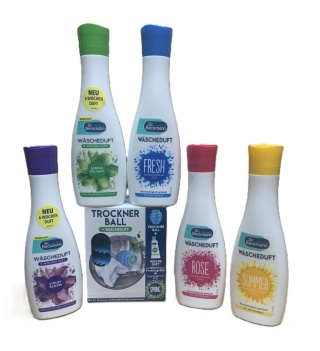 Dr. Beckmann Zestaw do suszarek: kula i 5x250ml perfumy