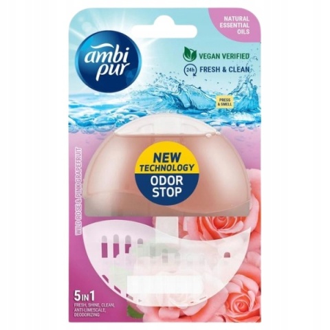 AMBI PUR Wind Rose & Pink Grapefruit Zawieszka Do wc Żelowa