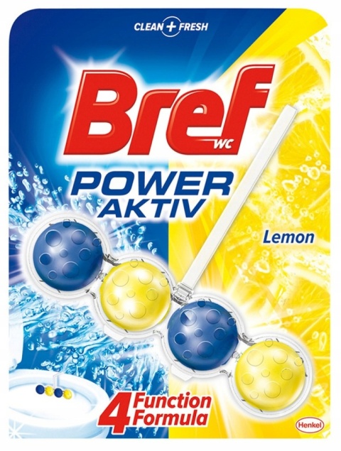 Bref Power Aktiv Zawieszka do WC Cytryna 50 g