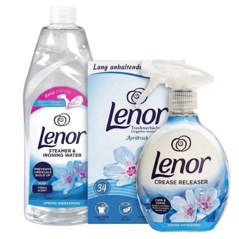 lenor Spring Awakening Zestaw do prania i prasowania
