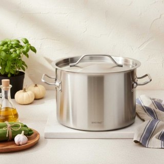 GARNEK GASTRONOMICZNY Z POKRYWĄ STALOWĄ Ø25cm 9L KINGHOFF KH-2021