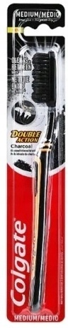 COLGATE Szczoteczka do zębów Double Action Charcoal 1 sztuka