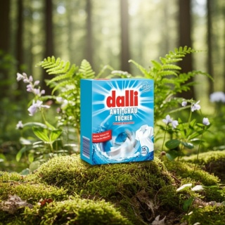 Dalli 15szt przeciw szarzeniu bieli chusteczki(12)