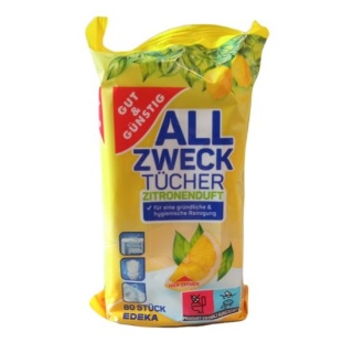Gut&Gunstig chusteczki ścierki uniwersalne do sprzątania 80 szt.
