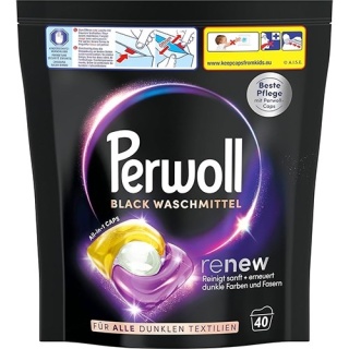 Kapsułki do Prania Czarnego Perwoll Caps Renew&Care Black 40 szt.