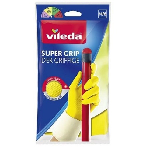 Vileda Super Grip Rękawice rozmiar M
