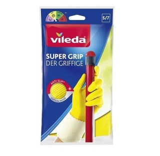 Vileda Super Grip rękawiczki gumowe rozmiar S