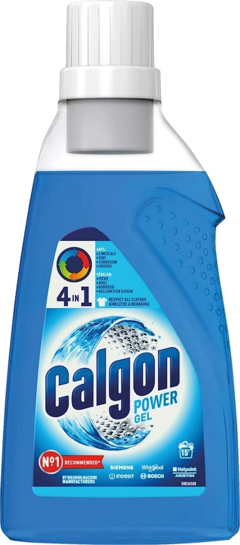 CALGON Power Gel 4w1 750ml Żel Ochrona Pralki ODKAMIENIACZ