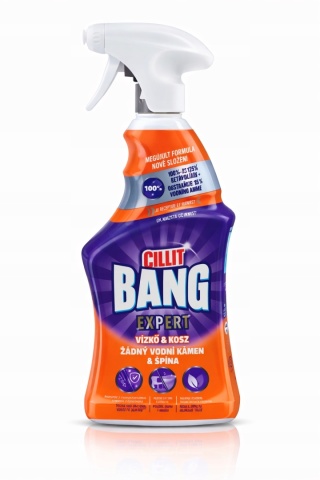 Cillit Bang Zero Kamienia Spray do Łazienki 750 ml Usuwa Kamień osad
