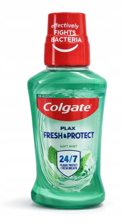 Colgate Plax Soft Mint 250ml płyn do płukania jamy ustnej delikatna mięta