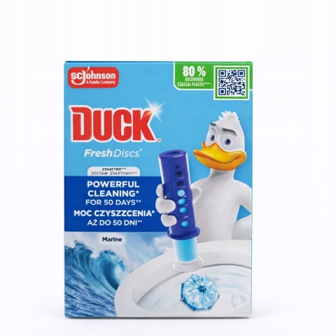Duck Fresh Discs Marine - żelowy krążek do toalety o zapachu morskim 36ml
