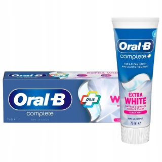 Oral-B Complete Plus Extra White Clean Mint - Pasta do Zębów, 75 ml -