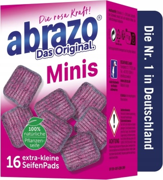 Abrazolino Mini Pads Nasączone Zmywaki Zcyścik 16 szt