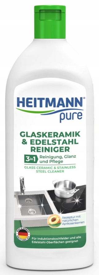 HEITMANN Mleczko do płyt ceramicznych i stali nierdzewnej 250ml
