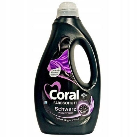 Coral Black Velvet Żel Płyn do Prania Czarnego Ciemnego 1,15l 23 prania DE