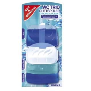 Gut & Günstig zawieszka czyszczenie Tropical Ocean WC 3x55ml