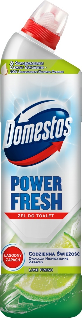 Domestos Power Fresh żel do WC,Lime Fresh,700 ml