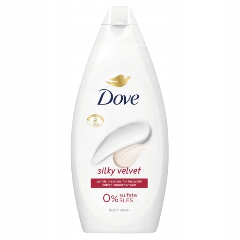 Dove Silky Velvet Nawilżający Płyn Żel Pod Prysznic Gładka Skóra 450 ml
