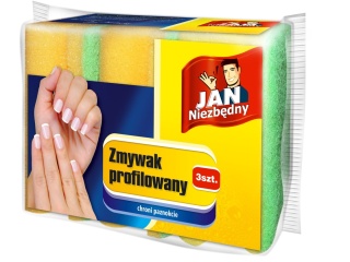 Jan Niezbędny zmywak kuchenny Midi profilowany 3szt.