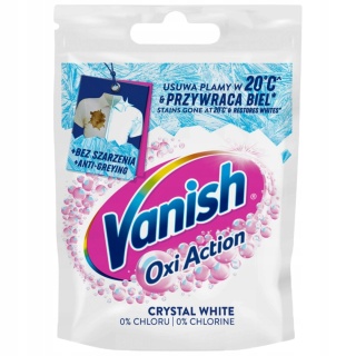 Odplamiacz w proszku Wybielacz do białych tkanin Vanish Oxi Action 30g