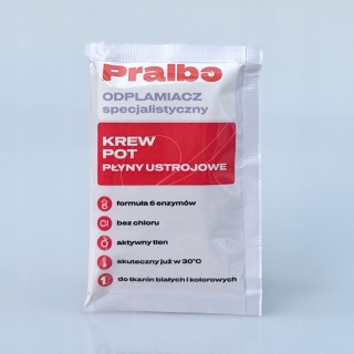 Pralbo odplamiacz specjalistyczny 35g Krew, Pot, Płyny ustrojowe
