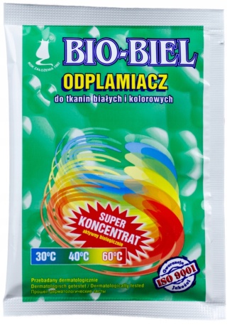RADZIEMSKA BIO-BIEL odplamiacz do tkanin białych i kolorowych 35g