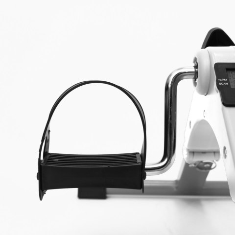 Rowerek treningowy rower rehabilitacyjny składany rotor 2w1 wyświetlacz LCD biały