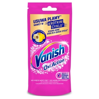 Vanish Oxi Action Pink Odplamiacz w żelu do koloru i bieli 100 ml Bez Plam